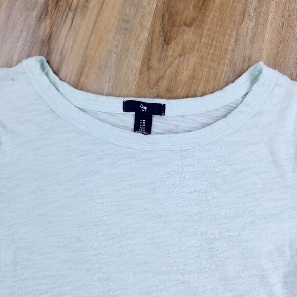 ☔️🍑Gap Mint Green Lightweight Long Sleeve Top Medium - Picture 3 of 10